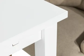 Jasmin Matgrupp Vit med 6 st Viktoria Fåtöljer - Beige/Vintageben - Möbler - Matplats - Matgrupp & matbord med stolar
