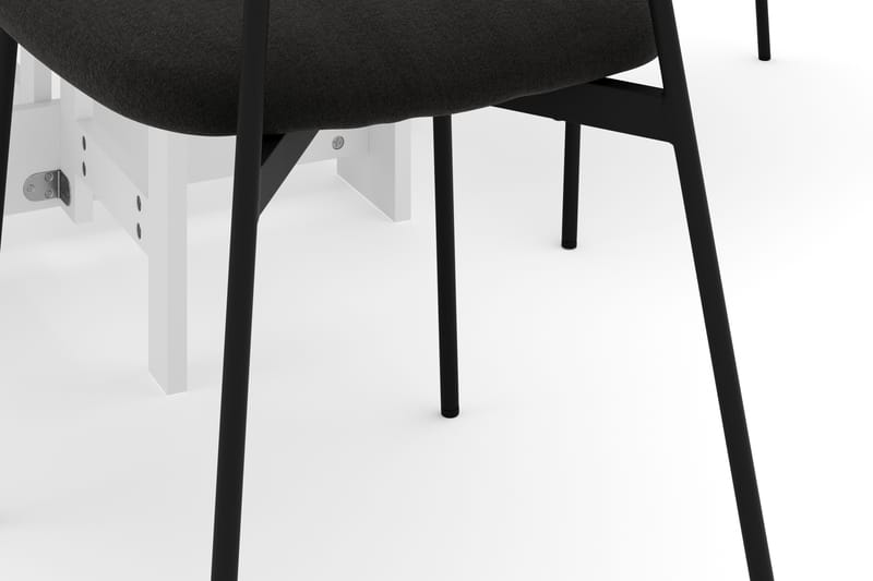 Jeba Matbord 80 cm med 4 st Lowe Matstolar - Vit - Möbler - Matplats - Matgrupp & matbord med stolar