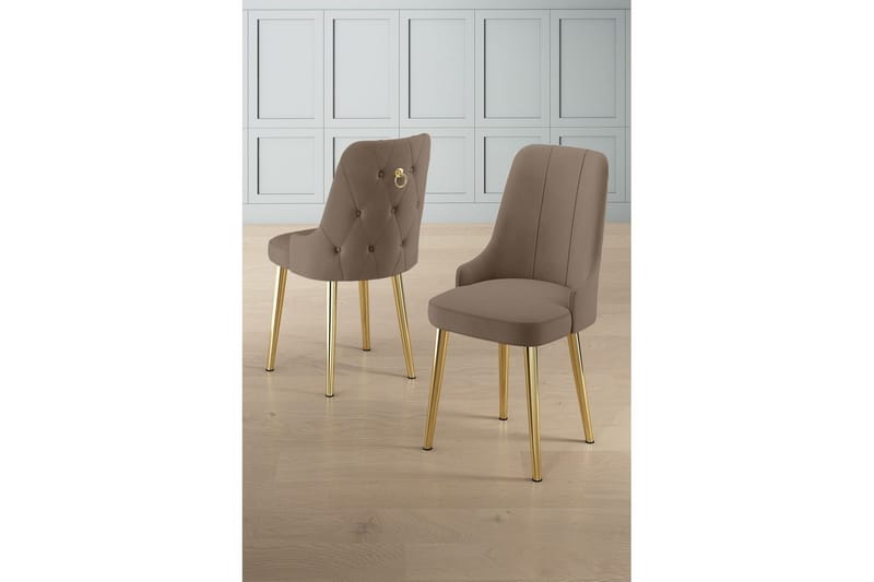 Jebi Matstol - Beige/Guld - Möbler - Matplats - Matstol & köksstol