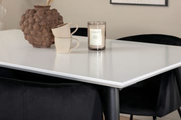Jimmy Förlängningsbart Matbord 150 cm med 4 Berit Karmstol med Armstöd - Möbler - Matplats - Matgrupp & matbord med stolar