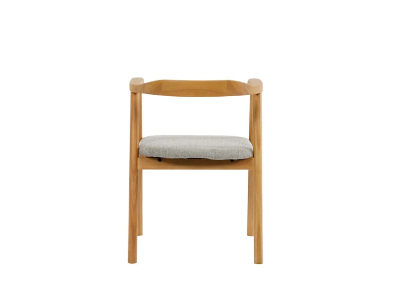 Jolie Matstol i trä med tygsits - Ek/Beige - Möbler - Matplats - Matstol & köksstol