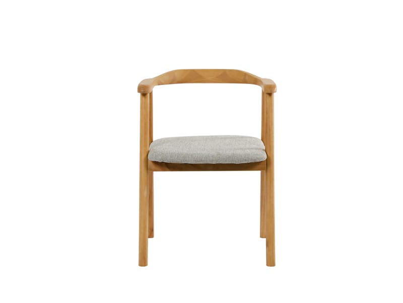 Jolie Matstol i trä med tygsits - Ek/Beige - Möbler - Matplats - Matstol & köksstol