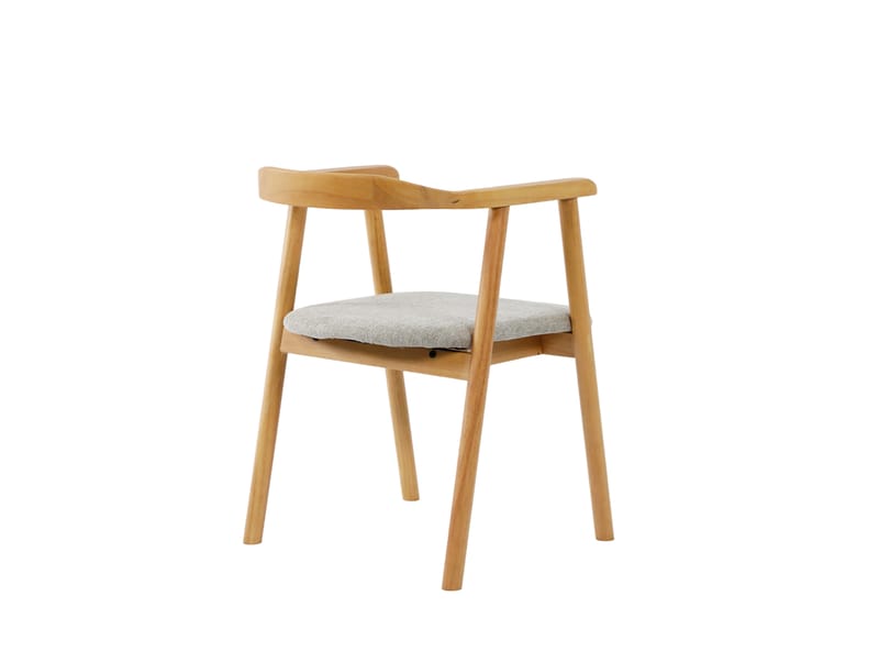 Jolie Matstol i trä med tygsits - Ek/Beige - Möbler - Matplats - Matstol & köksstol
