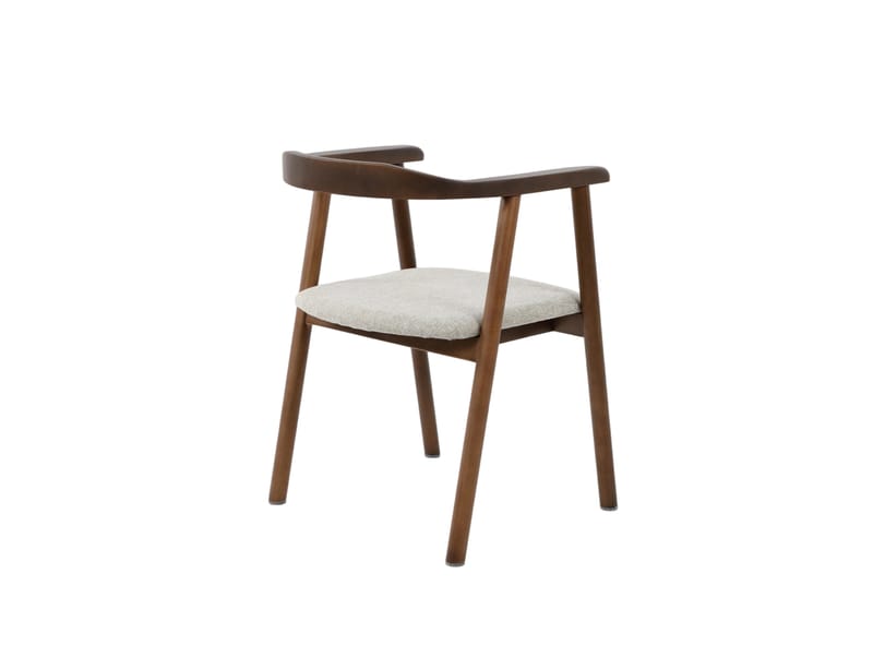 Jolie Matstol i trä med tygsits - Rökt ek/Beige - Möbler - Matplats - Matstol & köksstol