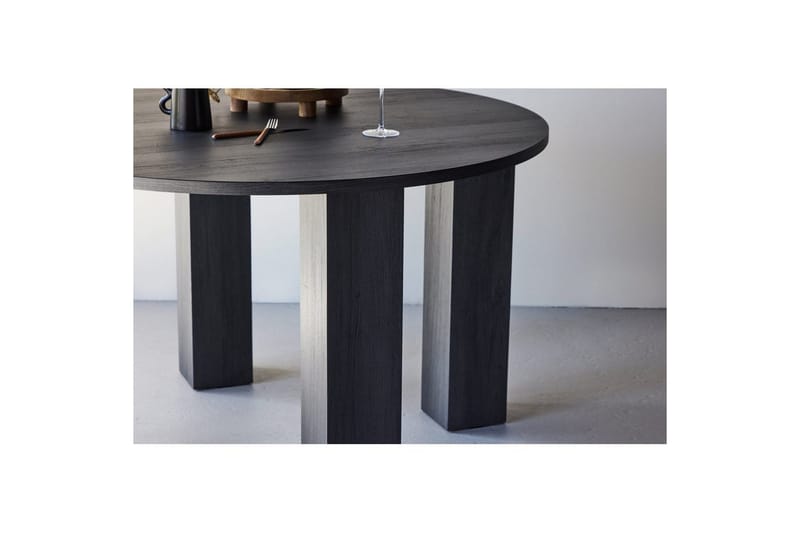 Juno Matbord 120 cm - Svart - Möbler - Matplats - Matbord & köksbord