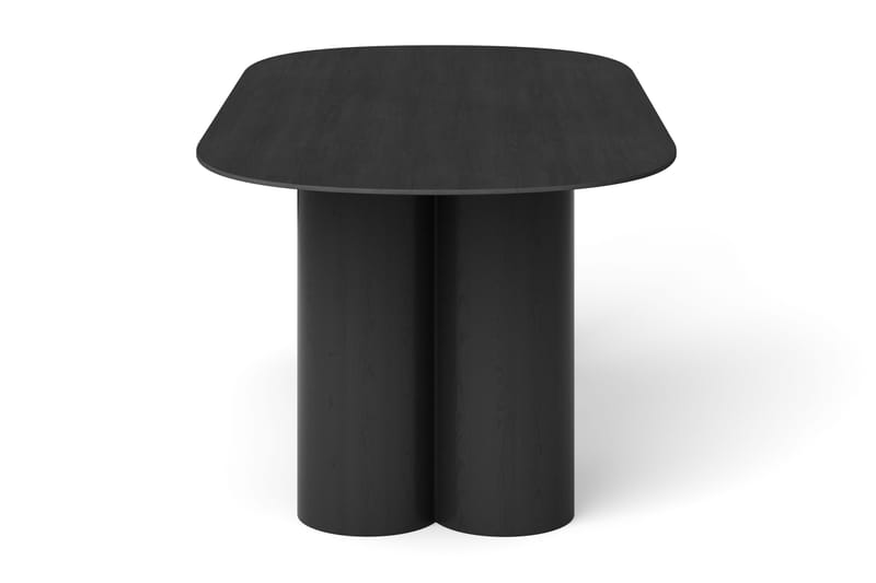 Juno Matbord Oval 220x100 cm Fanér - Svartlaserad ek - Möbler - Matplats - Matbord & köksbord
