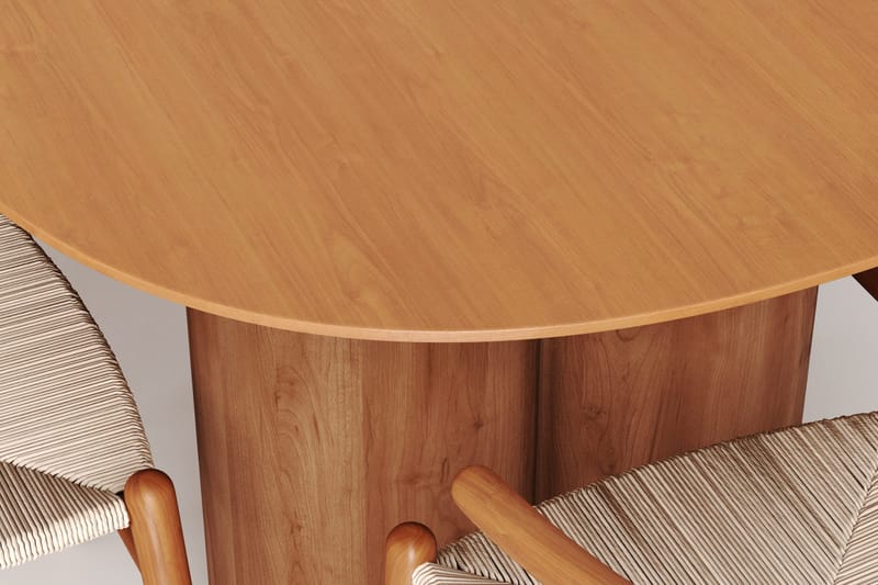 Juno Matgrupp rektangulärt 220 cm Ek med 6 Dastoori Matstolar - Ek - Möbler - Matplats - Matgrupp & matbord med stolar