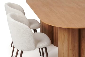 Juno Matgrupp rektangulärt 220 cm Ek med 6 Greya Matstolar - Ek - Möbler - Matplats - Matgrupp & matbord med stolar