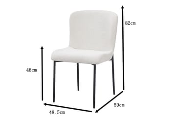 Juno Matgrupp rektangulärt 220 cm Rökt Ek med 6 Elsie Matstolar - Rökt ek - Möbler - Matplats - Matgrupp & matbord med stolar
