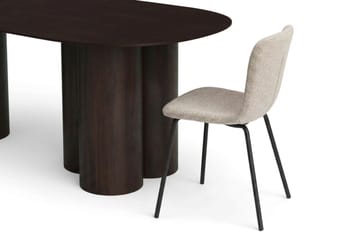 Juno Matgrupp rektangulärt 220 cm Rökt Ek med 6 Katy Matstolar - Rökt ek - Möbler - Matplats - Matgrupp & matbord med stolar