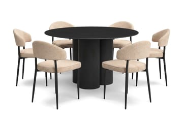 130 cm - Svartlaserad ek