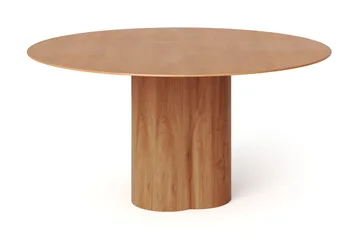 Juno Runt Matbord ø150 cm Fanér - Ek - Möbler - Matplats - Matbord & köksbord