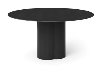 Juno Runt Matbord ø150 cm Fanér - Svart - Möbler - Matplats - Matbord & köksbord