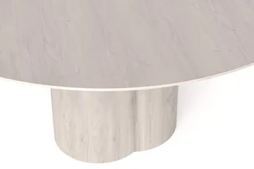 Juno Runt Matbord ø150 cm Fanér - Vitlaserad ek - Möbler - Matplats - Matbord & köksbord