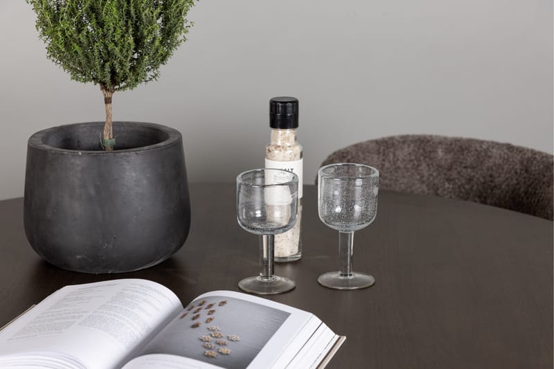 Kaseidon Matgrupp 100 cm Rund med 4 Modesto stolar - Svart - Möbler - Matplats - Matgrupp & matbord med stolar