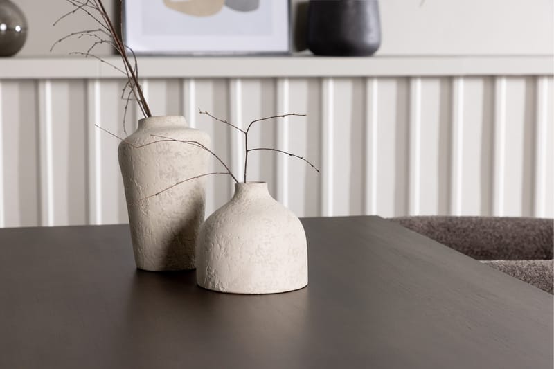 Kaseidon Matgrupp 120 cm Rektangulär med 4 Morning stolar - Brun - Möbler - Matplats - Matgrupp & matbord med stolar