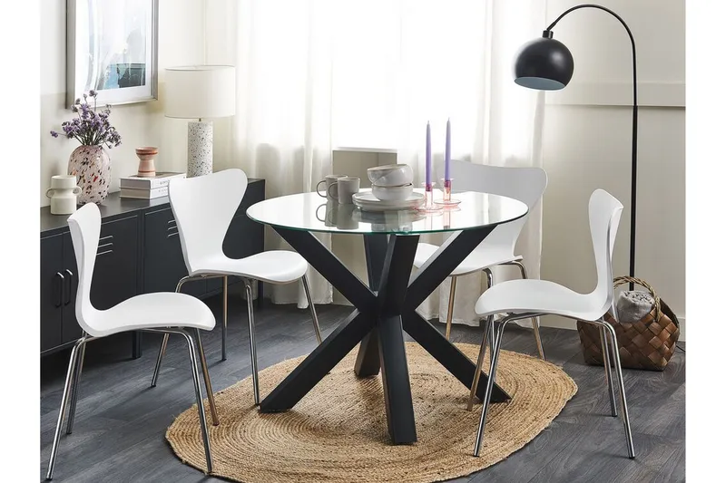 Kerrobert Matbord 100 cm - Svart - Möbler - Matplats - Matbord & köksbord