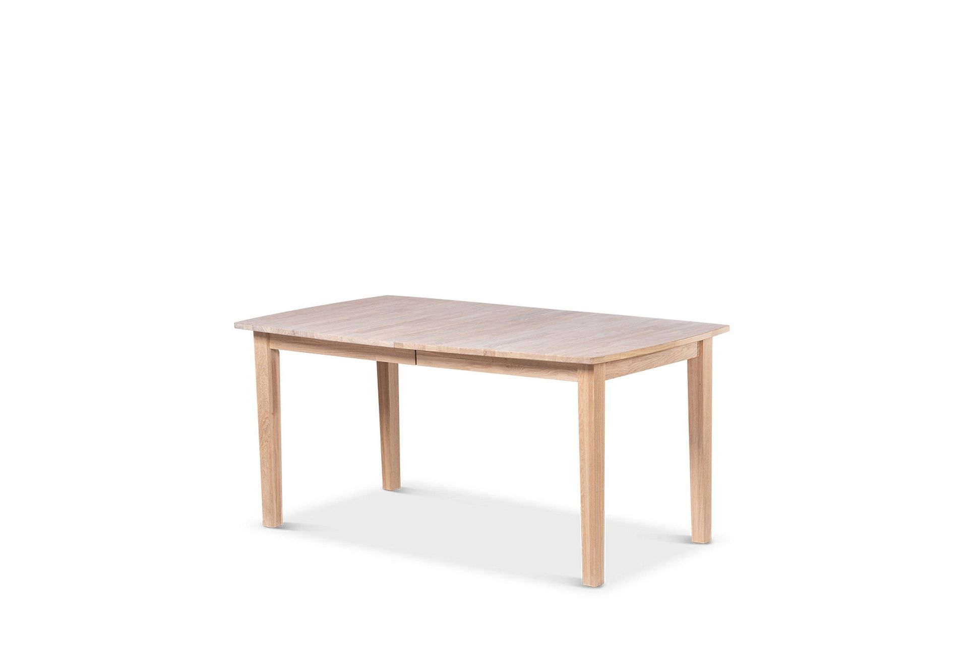 kivik förlängningsbart matbord 160-210 cm ovalt för 6 personer i massivt trä - natur