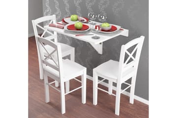 Ranso Klaffbord 80 cm - Vit - Möbler - Matplats - Klaffbord
