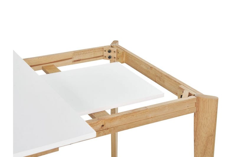 KOLNES Matbord 180 cm Hopfällbart Vit/Ljus - Matbord & köksbord - Bord