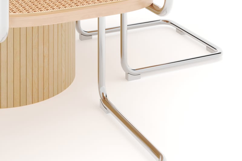 Kopparbo Matbord 106 cm med 4 st Build Matstolar - Vit - Möbler - Matplats - Matgrupp & matbord med stolar
