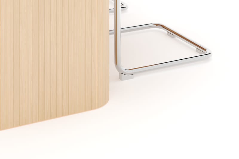 Kopparbo Matbord 180-240 cm Förlängningsbart med 4 st Build Matstolar - Vit - Möbler - Matplats - Matgrupp & matbord med stolar