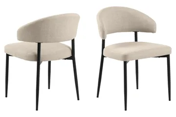 Kopparbo Matbord 180-240 cm Förlängningsbart med 6 Sawako Stolar - Vit - Möbler - Matplats - Matgrupp & matbord med stolar