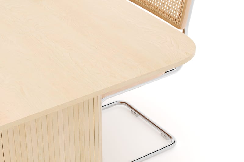 Kopparbo Matbord 200-260 cm Förlängningsbart med 4 st Build Matstolar - Vit - Möbler - Matplats - Matgrupp & matbord med stolar