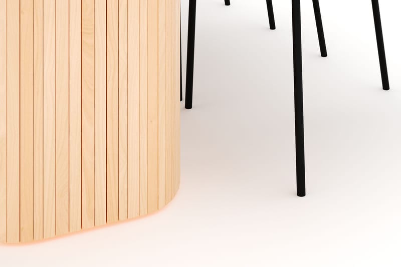 Kopparbo Matbord 200 cm med 6 Gemmiano Stolar - Natur - Möbler - Matplats - Matgrupp & matbord med stolar