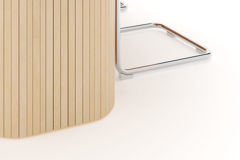 Kopparbo Matbord 240 cm med 4 st Build Matstolar - Vit - Möbler - Matplats - Matgrupp & matbord med stolar