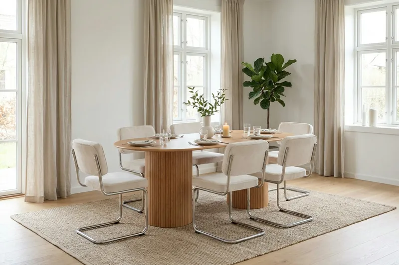 Kopparbo Matbord Oval 180x90 cm Fanér - Ek - Möbler - Matplats - Matbord & köksbord