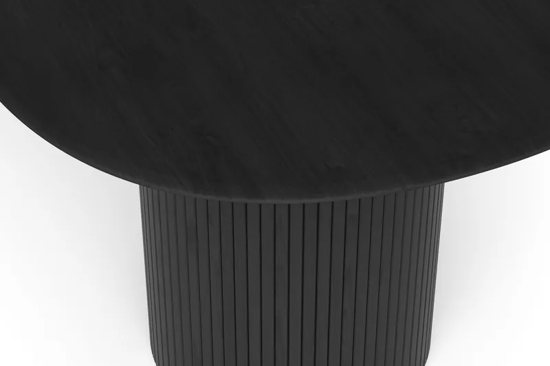 Kopparbo Matbord Oval 220x100 cm Fanér - Svart - Möbler - Matplats - Matbord & köksbord