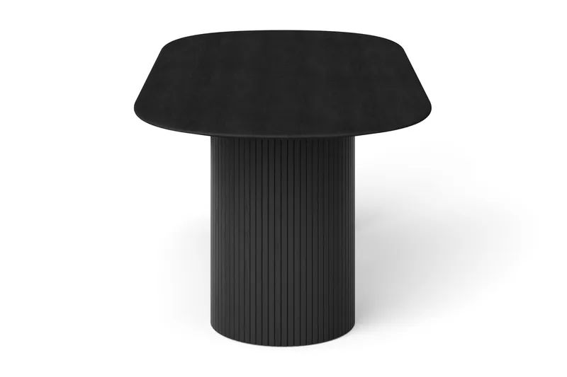 Kopparbo Matbord Oval 220x100 cm Fanér - Svart - Möbler - Matplats - Matbord & köksbord