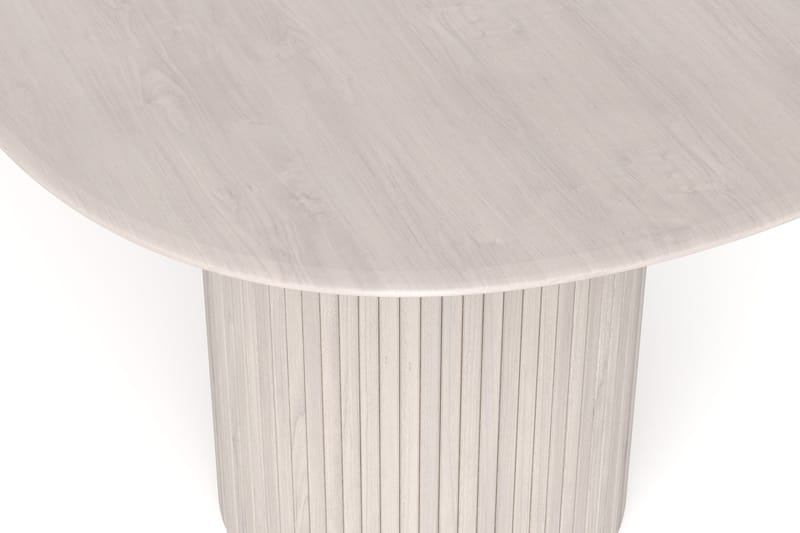 Kopparbo Matbord Oval 220x100 cm Fanér - Vitlaserad ek - Möbler - Matplats - Matbord & köksbord
