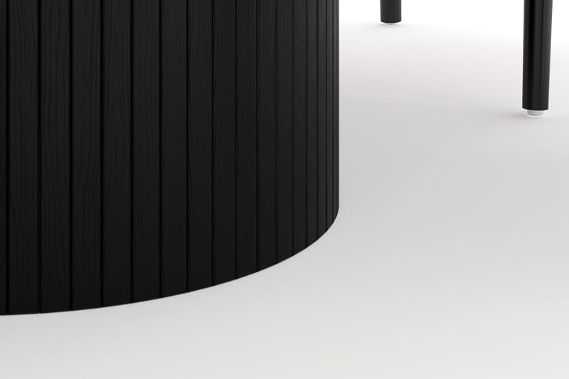 Kopparbo Matgrupp 150 cm Rund med 6 Dastoori Matstolar - Svart - Möbler - Matplats - Matgrupp & matbord med stolar