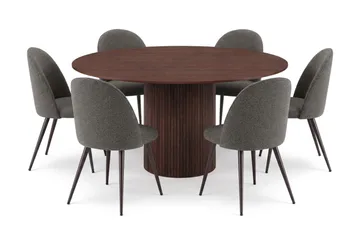 150 cm - Svartlaserad ek