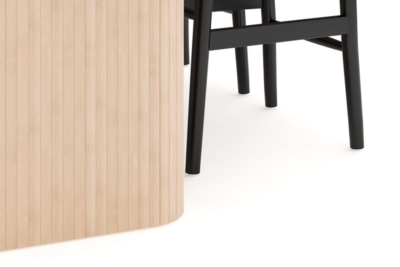 Kopparbo Matgrupp 180-240 cm Förlängningsbart med 4 Dastoori Matstolar - Whitewash - Möbler - Matplats - Matgrupp & matbord med stolar