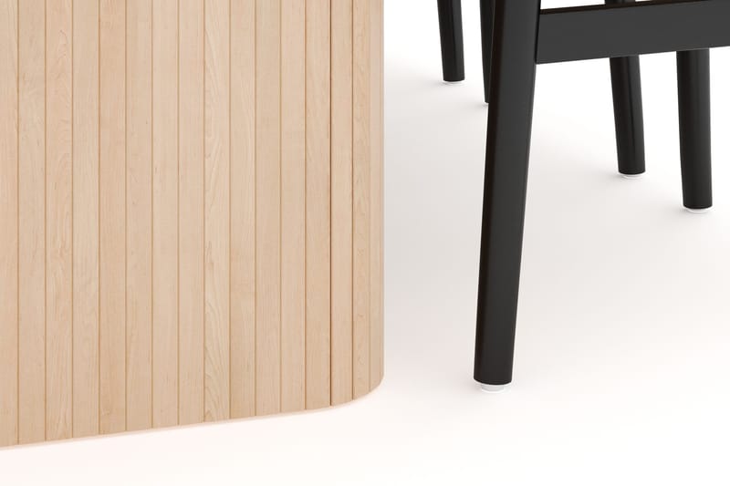 Kopparbo Matgrupp 200-260 cm Förlängningsbart med 6 Dastoori Matstolar - Whitewash - Möbler - Matplats - Matgrupp & matbord med stolar