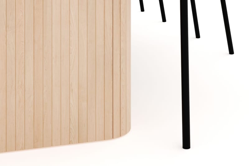 Kopparbo Matgrupp 200-260 cm Förlängningsbart med 6 Gemmiano Matstolar - Whitewash - Möbler - Matplats - Matgrupp & matbord med stolar