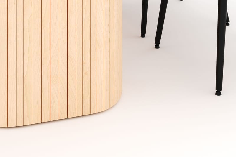 Kopparbo Matgrupp 200x90cm med 6 Alsarp Matstolar - Natural - Möbler - Matplats - Matgrupp & matbord med stolar