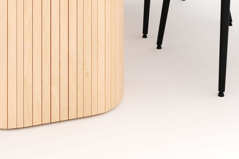 Kopparbo Matgrupp 200x90cm med 6 Alsarp Matstolar - Natural - Möbler - Matplats - Matgrupp & matbord med stolar