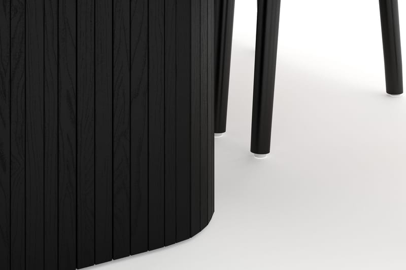 Kopparbo Matgrupp 240 cm med 8 Dastoori Matstol - 2220067-8,2229313-1 - Svart - Möbler - Matplats - Matgrupp & matbord med stolar