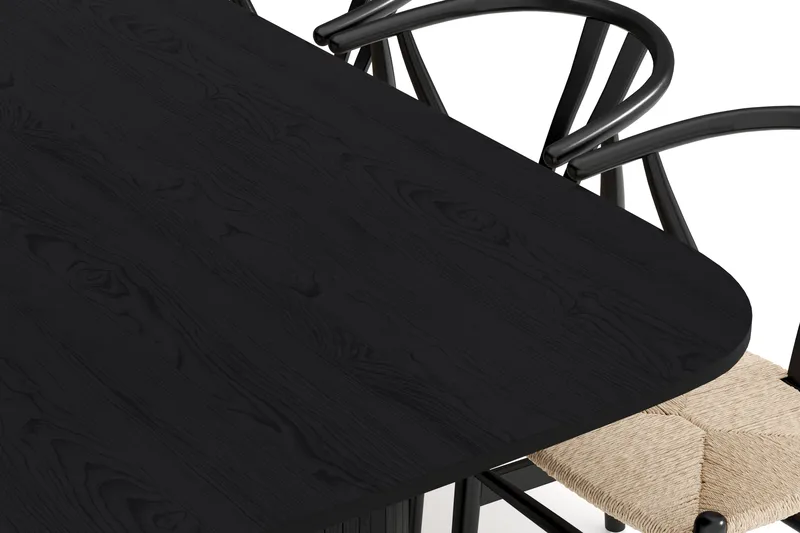 Kopparbo Matgrupp 240 cm med 8 Dastoori Matstol - Möbler - Matplats - Matgrupp & matbord med stolar