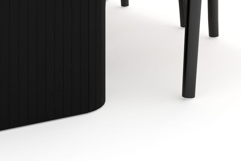 Kopparbo Matgrupp förlängningsbart 180-240 cm med 6 Dastoori Matstol - 2220067-6,2229285-1 - Svart - Möbler - Matplats - Matgrupp & matbord med stolar