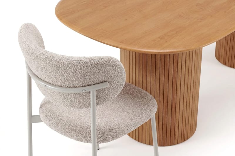 Kopparbo Matgrupp oval 180 cm med 6 Lucy Matstolar - Ek - Möbler - Matplats - Matgrupp & matbord med stolar
