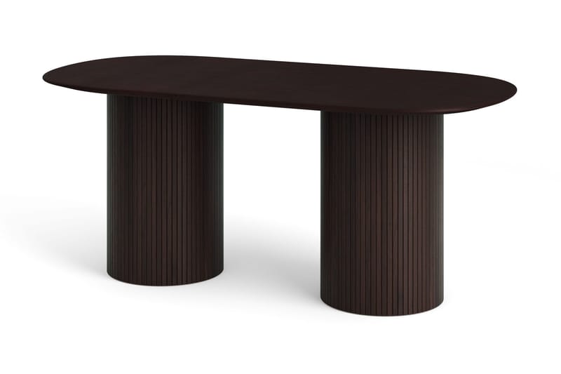 Kopparbo Matgrupp oval 180 cm med 6 Lucy Matstolar - Rökt ek - Möbler - Matplats - Matgrupp & matbord med stolar