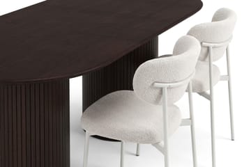 Kopparbo Matgrupp oval 180 cm med 6 Lucy Matstolar - Rökt ek - Möbler - Matplats - Matgrupp & matbord med stolar