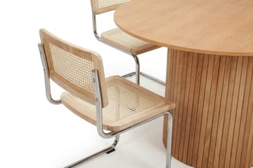 Kopparbo Matgrupp runt 110 cm Ek med 4 Build Matstolar - Ek - Möbler - Matplats - Matgrupp & matbord med stolar