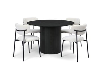 110 cm - Svartlaserad ek