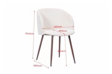 Kopparbo Matgrupp runt 110 cm Valnöt med 4 Greya Matstolar - Valnöt - Möbler - Matplats - Matgrupp & matbord med stolar